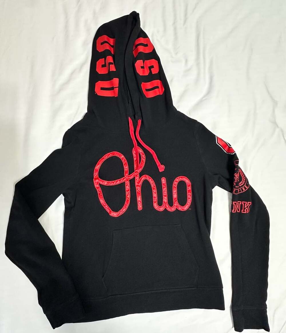 Pink Victoria's Secret Ohio State Hoodie Size S